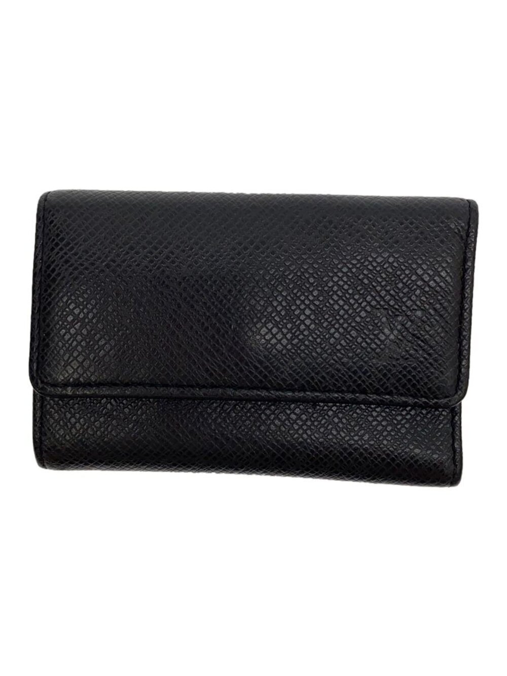 LOUIS VUITTON Multicles Taiga Leather Black